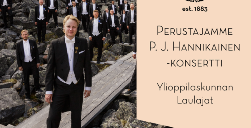 Our founder P. J. Hannikainen -concert in Helsinki Cathedral 28.2.2025