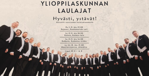 Hyvästi, ystävät! – Konsertti vuosisadan kolmiodraamasta